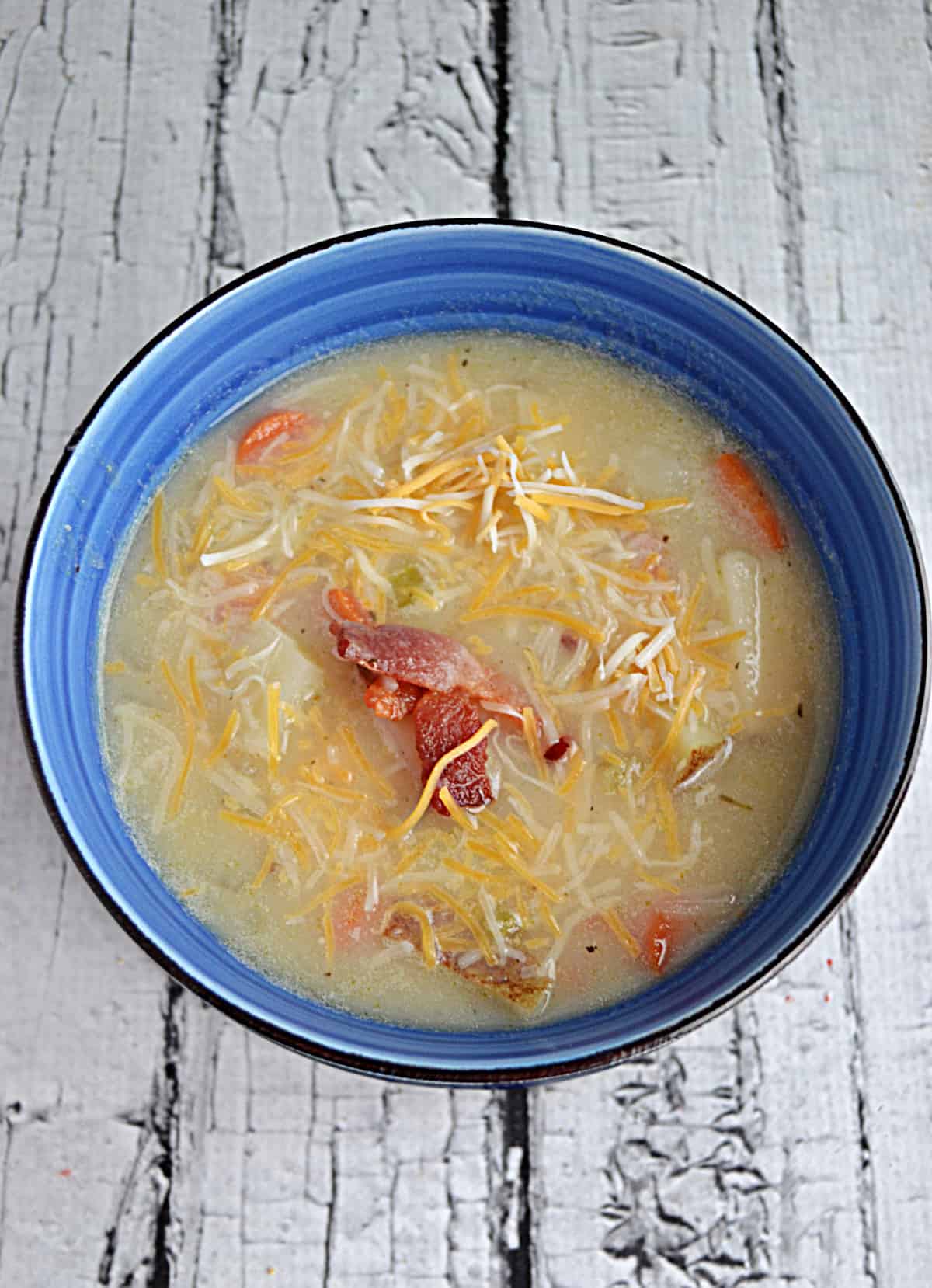 A bowl of Potato Soup.