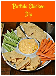Buffalo Chicken Dip with real chicken