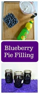 Grab some blueberries and can the Blueberry Pie Filling to enjoy all year long!