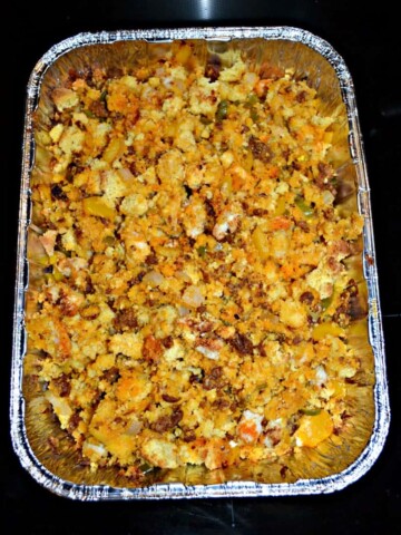 Looking for an alternative to boring, bland stuffing? Try my Jalapeno and Chorizo Cornbread Stuffing.