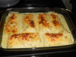 White Chicken Enchiladas - Hezzi-D's Books and Cooks