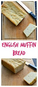 A slice of English Muffin Bread