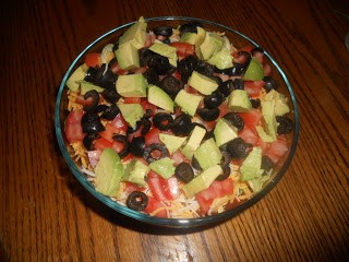 7 Layer Mexican Dip is great for parties or just as a snack