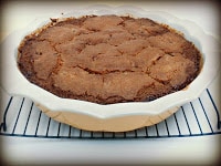 Salted Caramel filled Chocolate Chip Cookie Pie