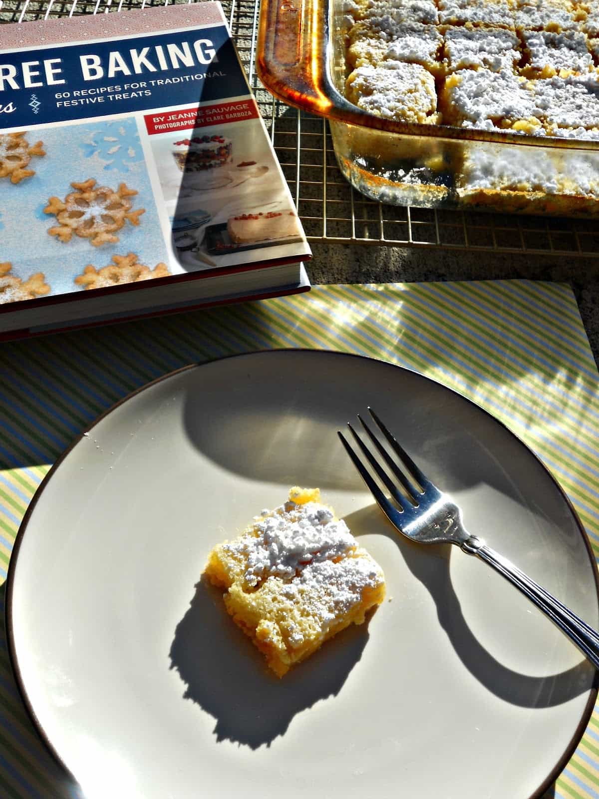 Gluten Free Lemon Bars and Gluten-Free Baking for the Holidays by Jeanne Sauvage