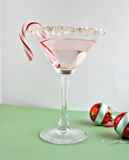 Candy Cane Martinis are delicious