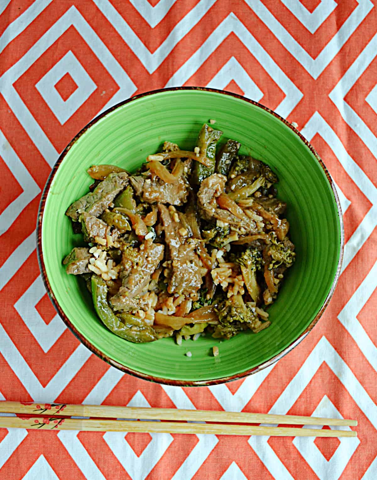 A bowl of Beef and Broccoli.