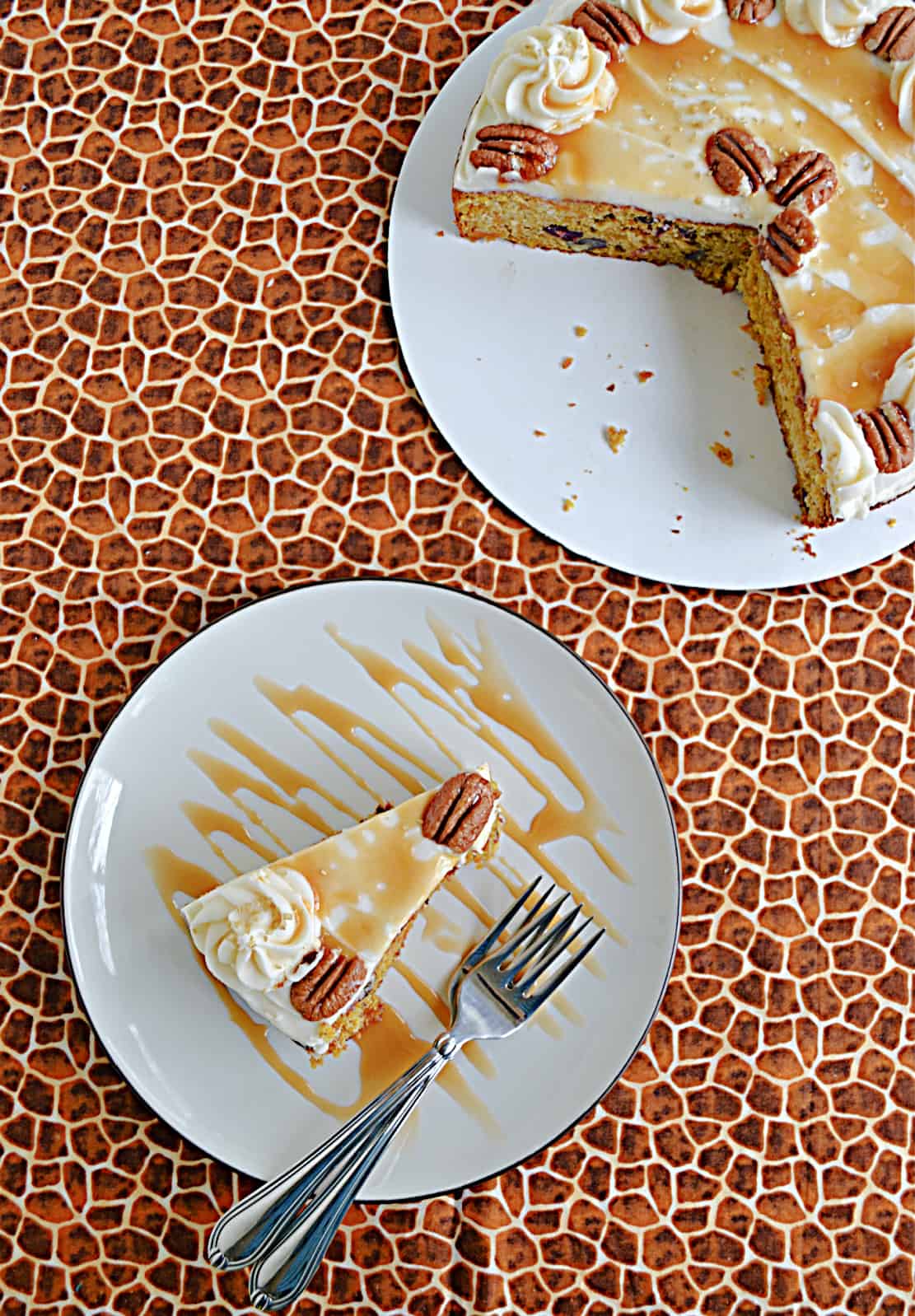 Butternut Squash Cake with Caramel Frosting