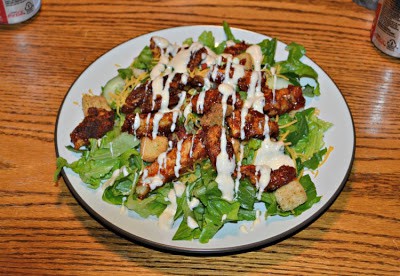 Boneless BBQ Chicken Wing Salads are a delicious and healthy way to eat wings.