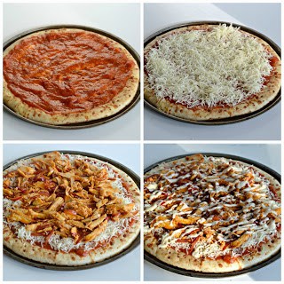 Step by Step instructions on making the perfect Buffalo Chicken Pizza