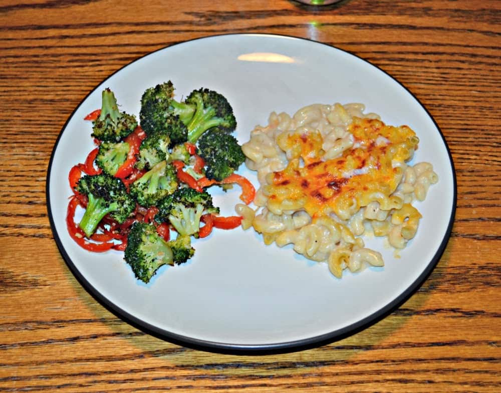 Roasted Broccoli and Red Peppers