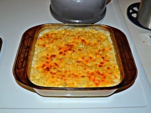 Lighter Baked Mac and Cheese