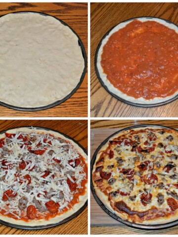 Homemade Seasoned Pizza Crust!
