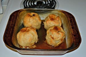 Apple dumplings: www.hezzi-dsbooksandcooks.com