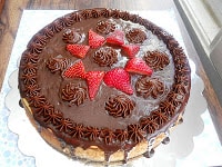 Chocolate Covered Brownie Bottom Cheesecake