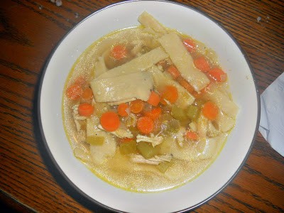 Chicken Soup with Homemade noodles