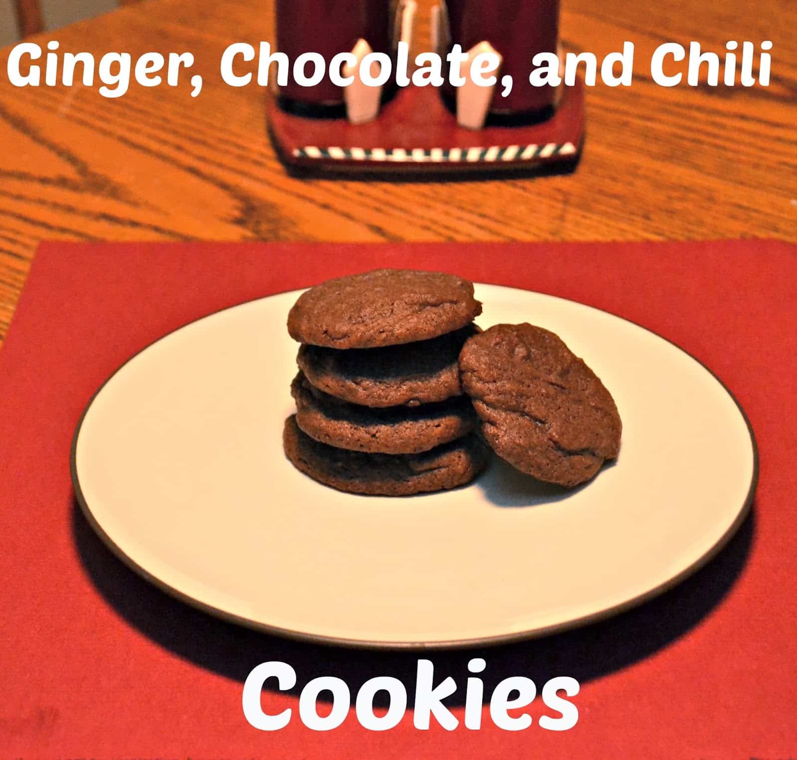 Ginger, Chocolate, and Chili Cookies