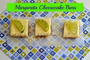Margarita Cheesecake Bars: www.hezzi-dsbooksandcooks.com