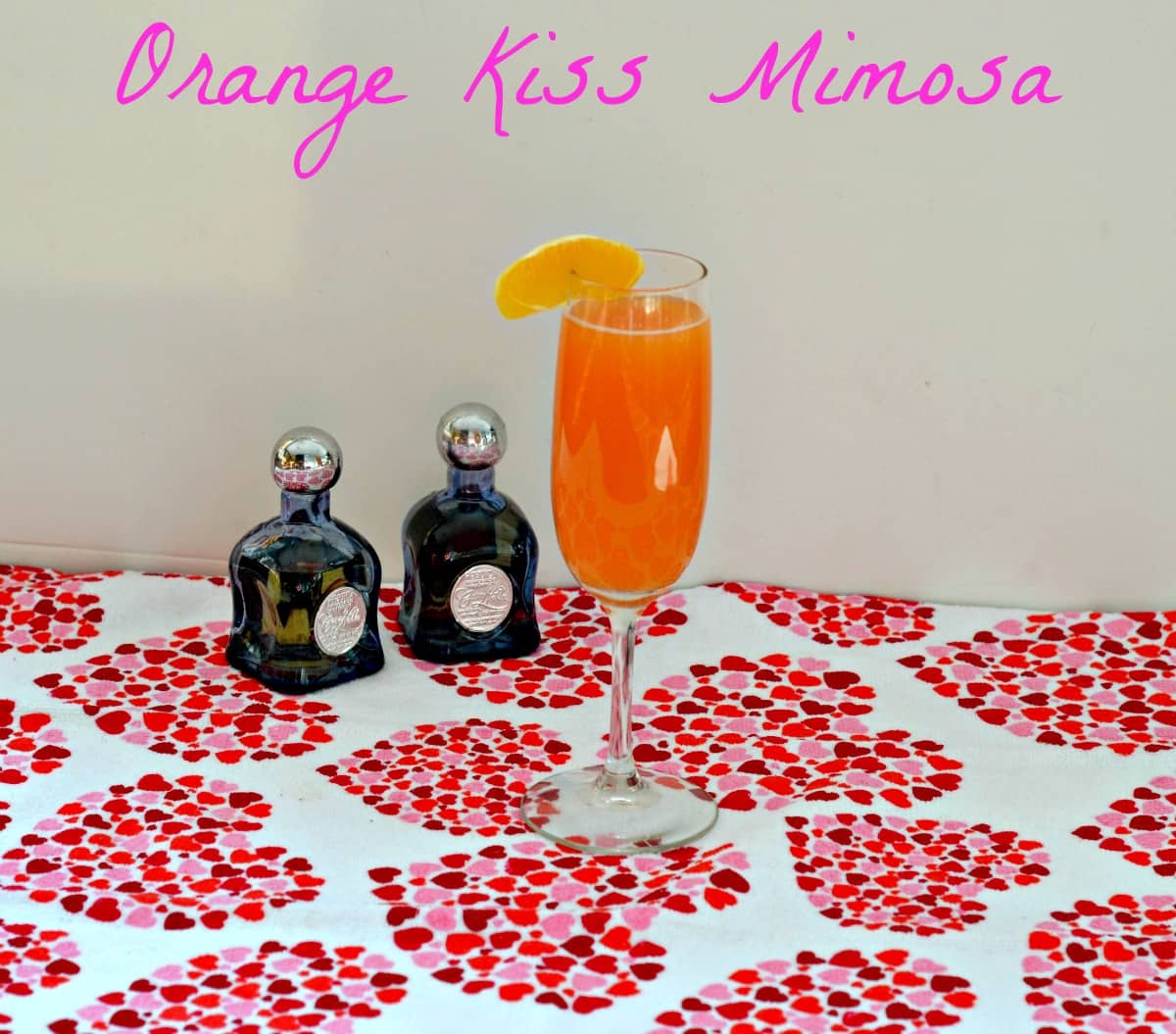 Orange Kiss Mimosa for Valentine’s Day