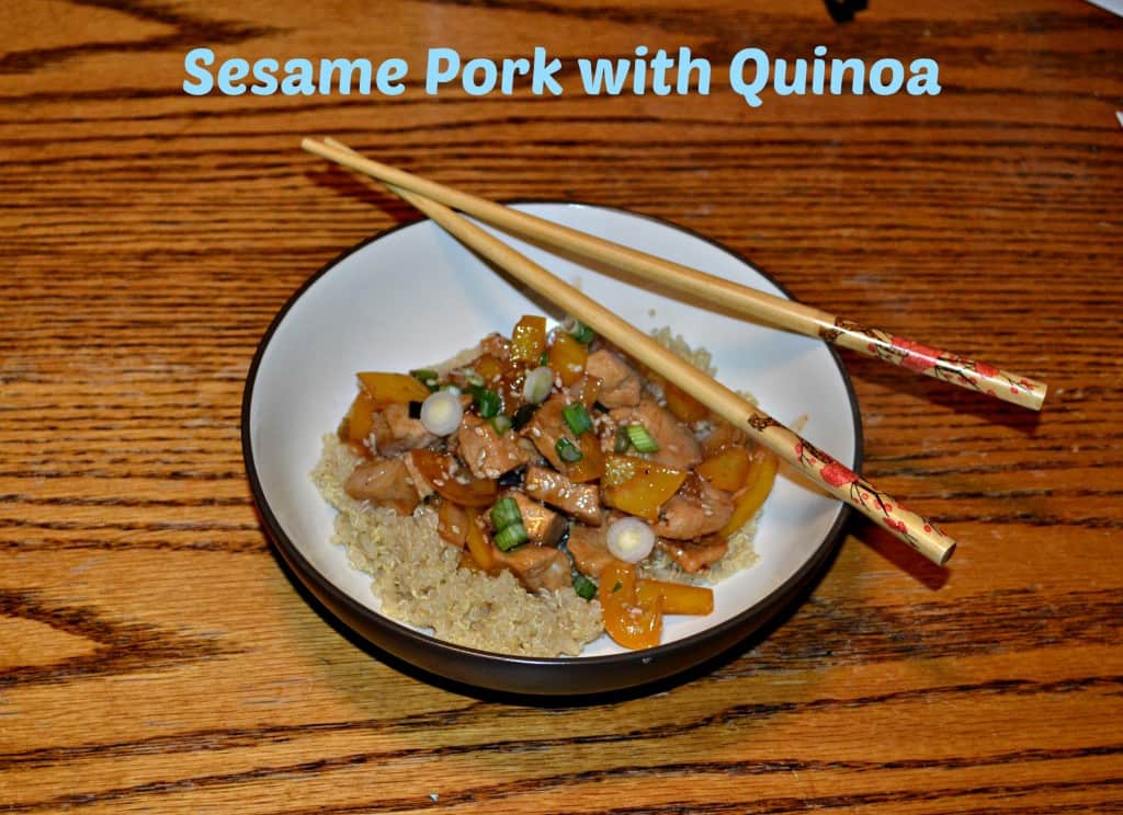 Sesame Pork with QUinoa