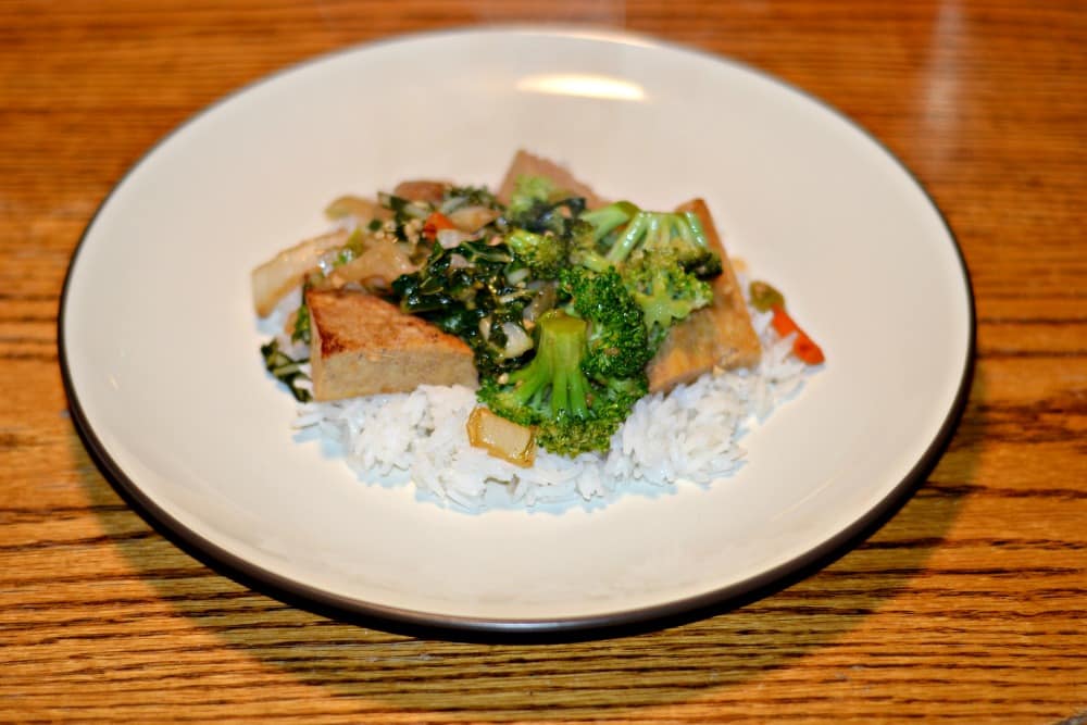 Tofu and Bok Choy Stir Fry