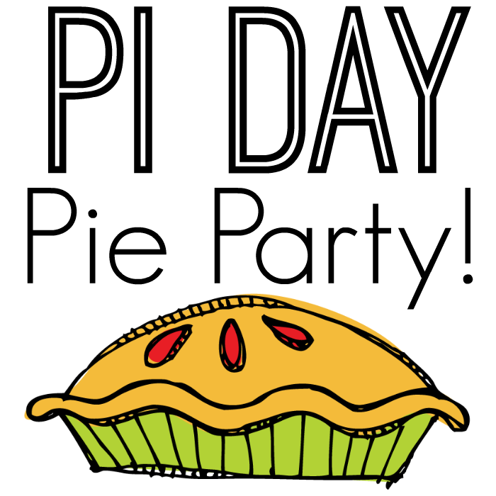 Pi Day Pie Party Graphic - Square