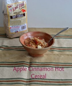 Apple Cinnamon Hot Cereal: www.hezzi-dsbooksandcooks.com