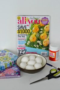 DIY Flower Power Easter Eggs from ALL YOU Magazine!