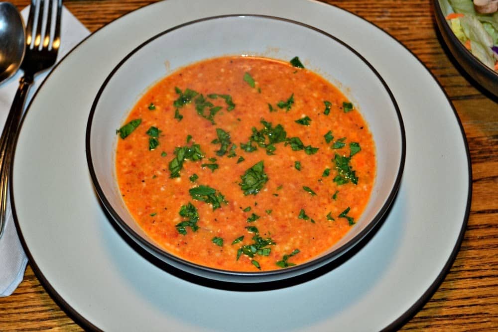 Smoky Roasted Red Bell Pepper Soup