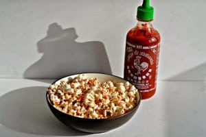 Sriracha Popcorn