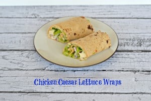 Chicken Caesar Lettuce Wraps