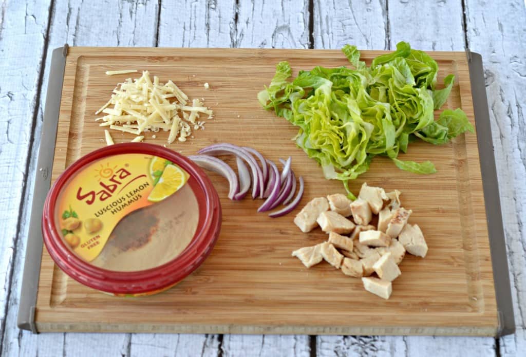 Sabra Hummus Chicken Caesar Lettuce Wraps