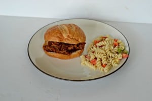 Dr. Spicy BBQ Pork sandwich | Hezzi-D's Books and Cooks