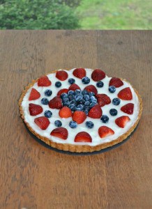 Red, White, and Blue Fruit Tart #CMSalutingHeroes