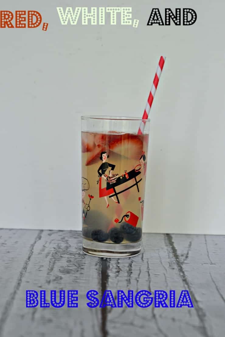 Red, White, and Blue Sangria is a fun and patriotic beverage!
