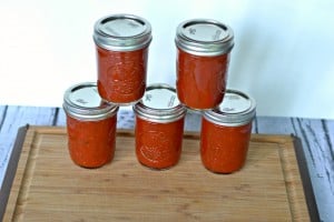 Homemade BBQ sauce that lasts all winter long!