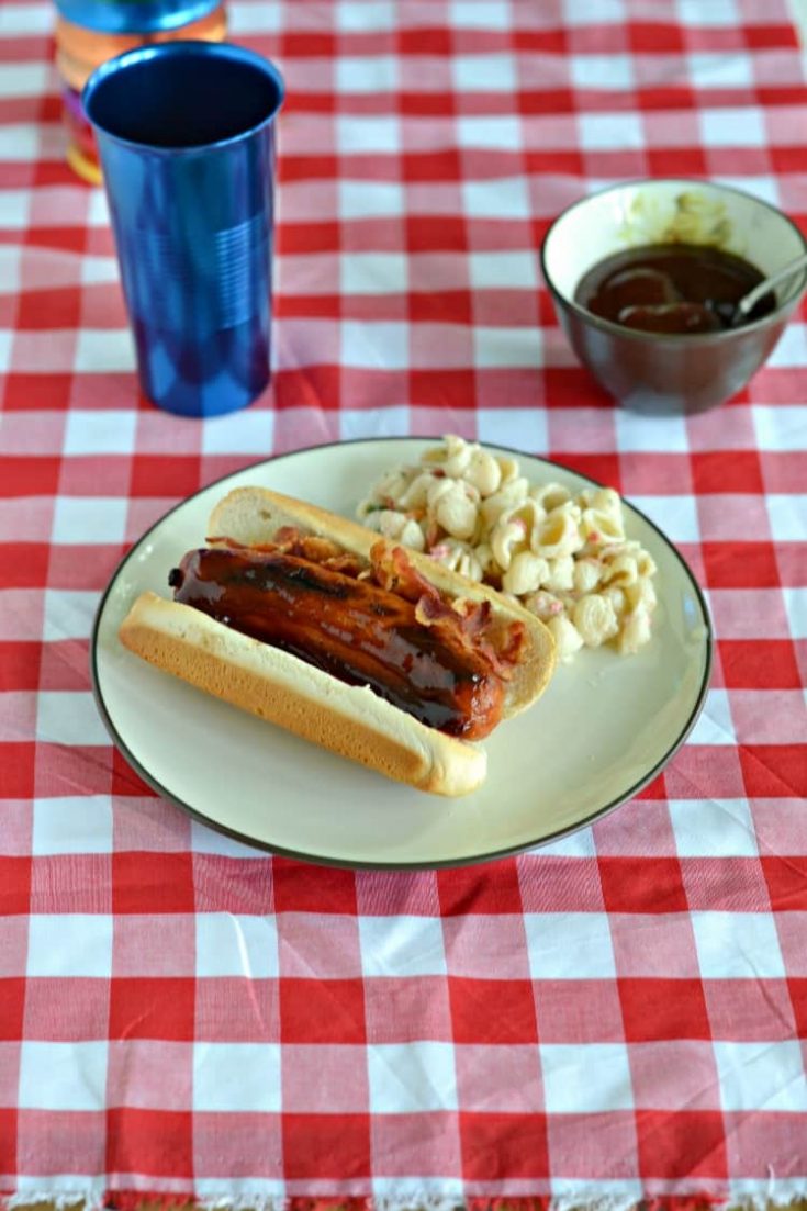 Delicious grilled American Craft Sausages | The Triple B: Bourbon, BBQ, Bacon Sausage