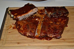 Dr Pepper BBQ ribs are great for parties!
