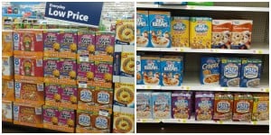 Kellogg's cereals are found in Walmart