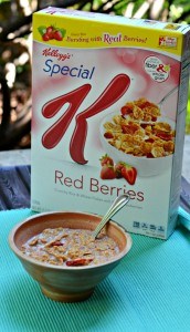 SPecial K Red Berries and milk!