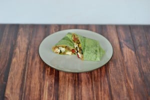 Sauteed Vegetable and Hummus Wraps are a delicious vegetarian meal!