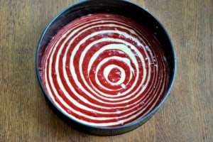 Red Velvet Zebra Cake | Hezzi-D's Books and Cooks