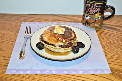 9 Grain Blackberry Pancakes