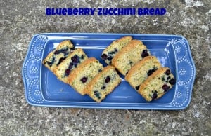 Blueberry Zucchini Bread is a great way to use produce from the CSA