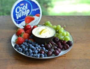Easy 4 Ingredient Fruit Dip is a great appetizer or dessert