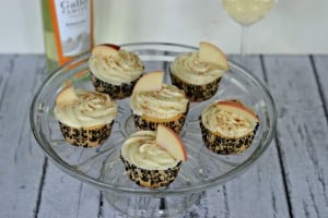 Grilled Peach Cupcakes