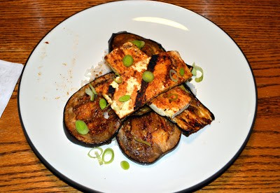 Grilled Eggplant and Tofu Steaks with Sticky Hoisin Glaze: Meatless Monday