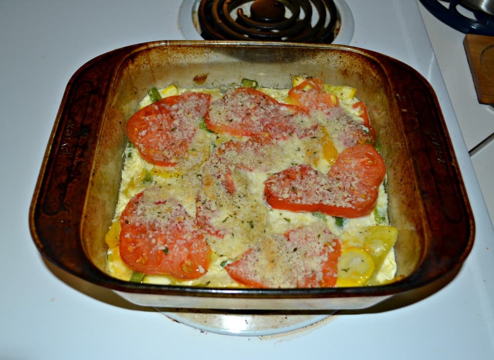 Tomato, Squash, and Peppers Gratin