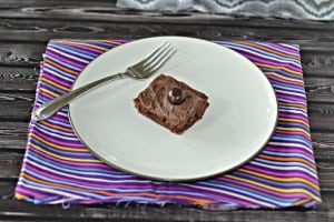 Triple Chocolate Cranberry Brownies made with Dove chocolates
