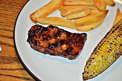Best Grilled Pork Chops (with a sweet and smokey sauce) #SundaySupper